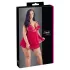 Cottelli Plus Size - babydoll spets röd - plus size undertøy - XL