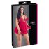 Cottelli Plus Size - röd, spetsig babydoll - 3XL