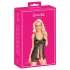 Kyssbar - öppen babydoll (svart)
