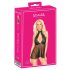 Kyssbar spets-babydoll med halsband (svart) - L/XL