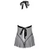 Kissable - babydoll med halterneck - spets - svart - L/XL