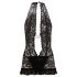 Cottelli - Halterneck spets mini (svart)
