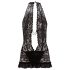 Cottelli - Halterneck spets mini (svart)