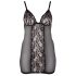 Cottelli Plus Size - spetsnattlinne, svart