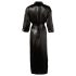 Cottelli - Satin Morgonrock (svart) - L/XL