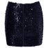 Cottelli Party - Glittrig kjol (svart) - M