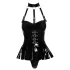 Black Level - body med halshalsband - svart - M