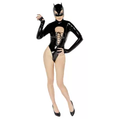 Black Velvets - långärmad body för Batwoman - svart - M