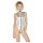 Black Level - body med halsband (silver)