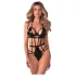 Obsessive Keira - body med band - svart - L/XL