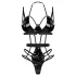 Obsessive Keira - body med band - svart - L/XL