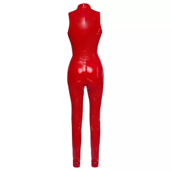 Black Level - ärmlös catsuit med dragkedja - röd - L