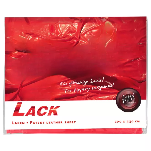 Lack lakan - 200x220cm - röd