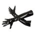 Black Level - glänsande lackhandskar (svart) - M