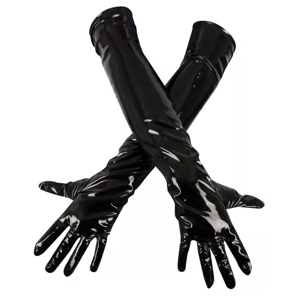 Black Level - lackhandskar - glansig - svart - M