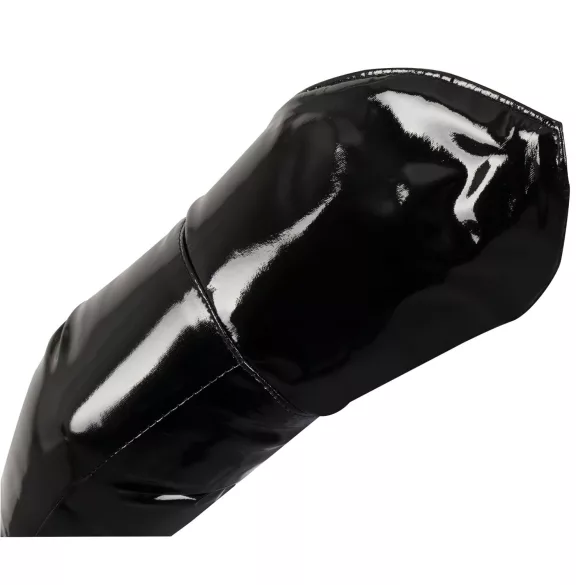 Black Level - lång lackhandske - svart - M
