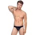 Black Level - herrtanga - klassisk design - lack - svart - L
