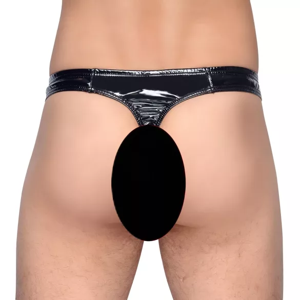 Black Level - herrtanga - klassisk design - lack - svart - L