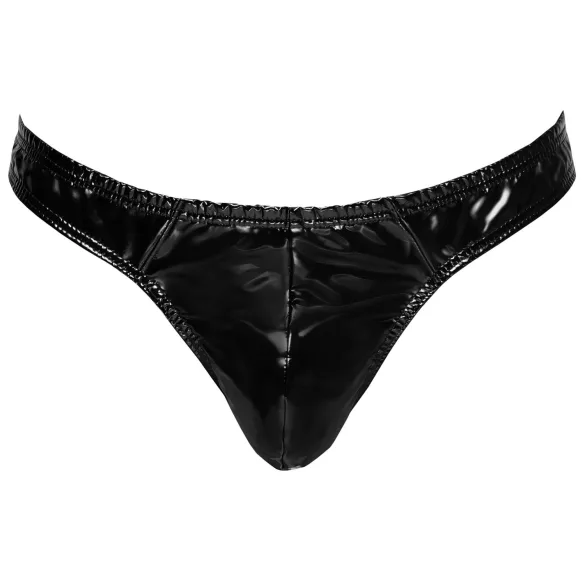Black Level - herrtanga - klassisk design - lack - svart - L