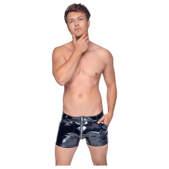 Black Level - herrshorts med sidficka - lack - svart - M