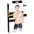 Black Level - stilrena herrshorts i svart lack - L