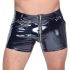 Black Level - stilrena herrshorts i svart lack - L