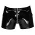 Black Level - stilrena herrshorts i svart lack - L