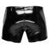 Black Level - stilrena herrshorts i svart lack - L