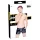 Black Level - herrshorts med sidficka - lack - svart - 2XL