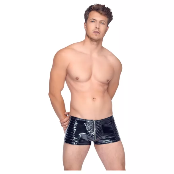 Black Level - herrshorts med dragkedja - svart