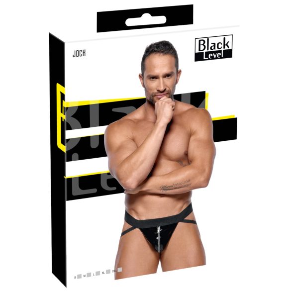 Black Level - jockstrap med dragkedja - svart - L