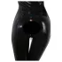 Latex långärmad damoverall (svart) - S