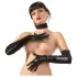 Latex - långa unisexhandskar - svart - XL