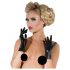 LATEX - korta, unisex handskar (svarta) - M