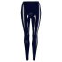 LATEX - dragkedjor leggings (svart) - M