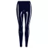 Latexleggings med dragkedja (svart) - XL