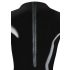 Latex - långärmad dam-body (svart)