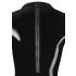 Latex långärmad bodysuit för damer (svart) - M