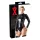 Latex långärmad bodysuit för damer (svart) - L