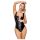 LATEX - hel dragkedja latex body (svart) - M