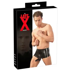 Latexboxer + penishölje (svart)
