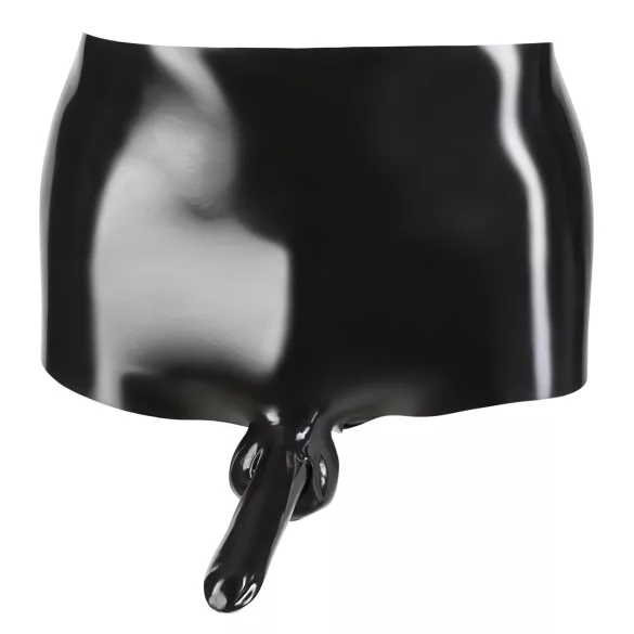 Latexboxer + penishölje (svart)