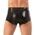 LATEX - boxerkalsonger med penisfodral - svart - L/XL