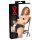 LATEX - Damunderkläder 2-pack med uppblåsbara inre dildos (svart)