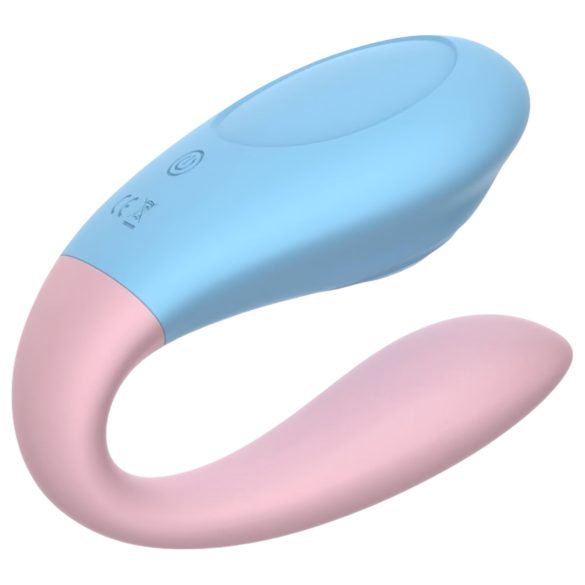 Mrow 03 - laddningsbar, vattentät parvibrator (blå-rosa)