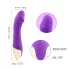 Mrow Real Lover - vibrator uppladdningsbar vattentät realistisk silikon lila