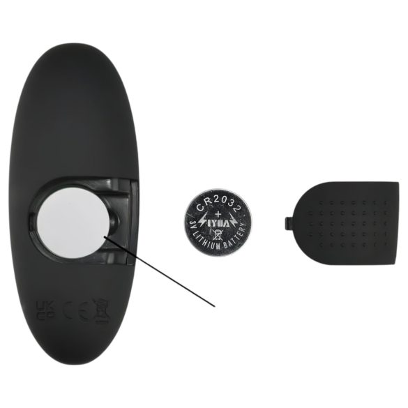 Mrow - analvibrator med fjärrkontroll och belysning - svart