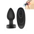 Mrow - lysande analvibrator med radio (svart)