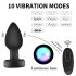 Mrow - lysande analvibrator med radio (svart)