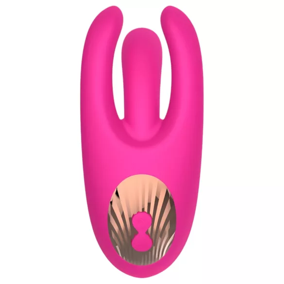 Mrow - vibrator klitorisstimulator med 3 armar uppladdningsbar silikon rosa